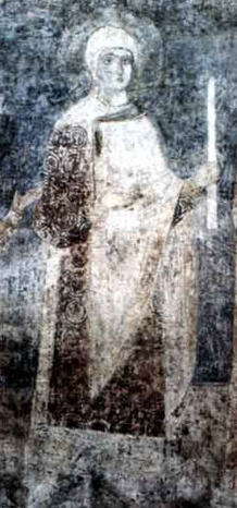 1.66 Елизавета фреска в Софийском соборе Киева 01